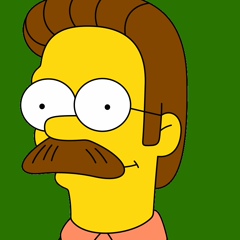 Ned Flanders, 66 лет, Springfield